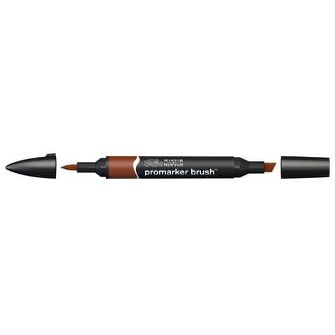 Pennarelli Winsor&Newton Promarker Brush doppia punta scalpello-pennello - henna O225 - 0204105